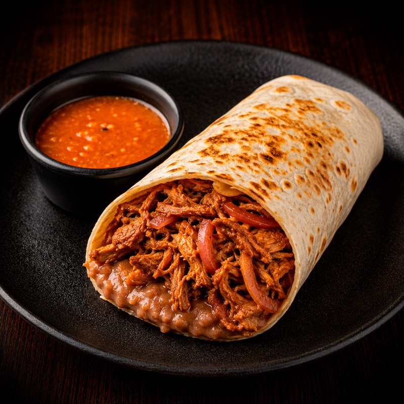 doble malta menu Burrito de cochinita doble malta menu Burrito de cochinita