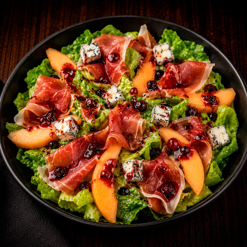 Menú doble malta ensalada de Jamón Serrano Menú doble malta ensalada de Jamón Serrano