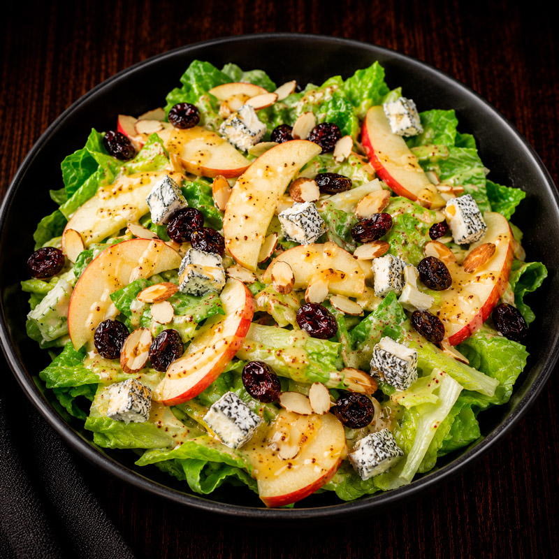 Menú doble malta ensalada de manzana Menú doble malta ensalada de manzana